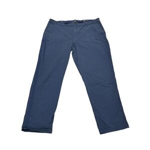 GAP Relaxed Girlfriend Chinos Navy Blue Size 16 Straight Leg‎ Pants